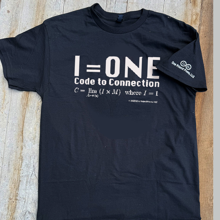 I=ONE with Calculus Formula Print Short Sleeve T-shirt