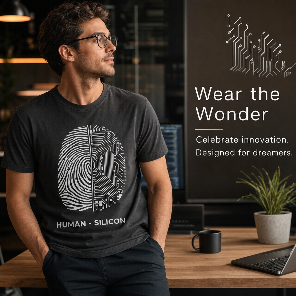Human • Silicon DigiThumb Print Short Sleeve T-Shirt