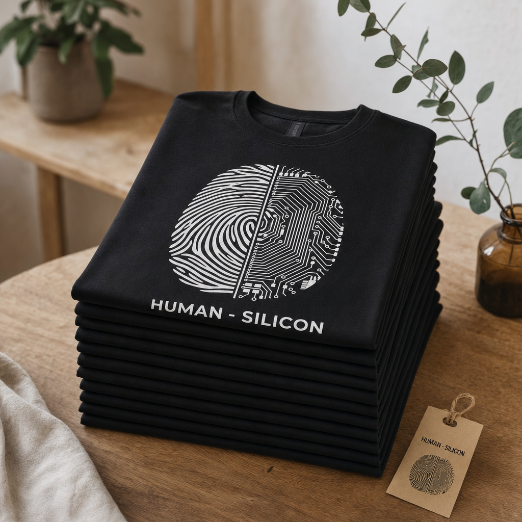 Human • Silicon DigiThumb Print Short Sleeve T-Shirt